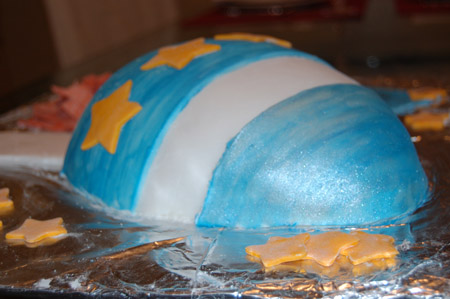 rocketship cake