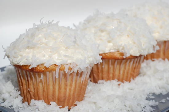 coconutcloseup coconut cupcake